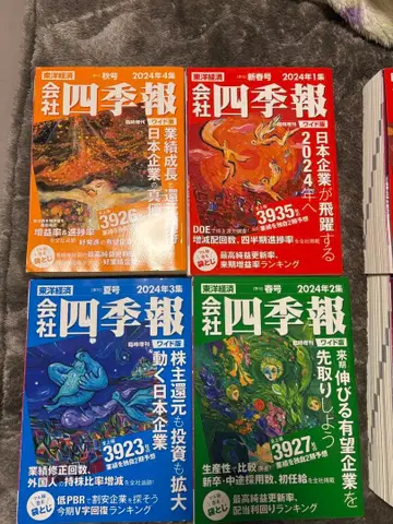 카이샤 시키호 2024년 2025년 2026년 1월호