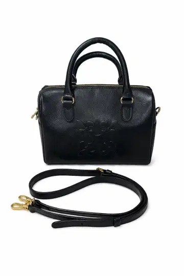 러셋 2WAY 미니 보스턴 백 블랙