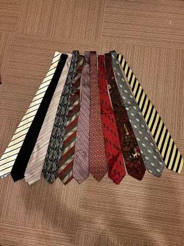 브랜드 넥타이 묶음 판매 10개 세트