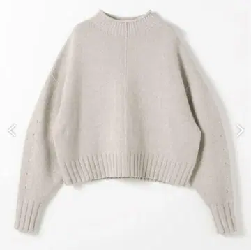 MACPHEE 라무 캐시미어 빌드넥 풀오버