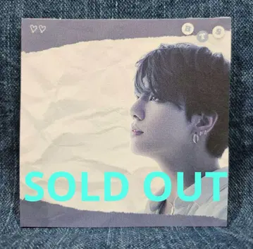 재고 없음. BTS 정국 메모장 10장 120엔 한국 제작자님