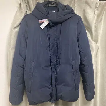 EDIFICE 후드 부착 다운 자켓 네이비