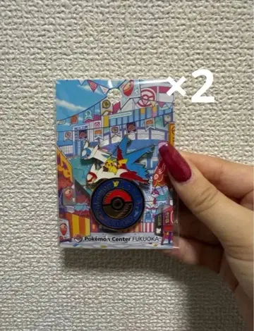 포켓몬 센터 후쿠오카 로고 핀즈 라티아스 & 라티오스 & 피카츄