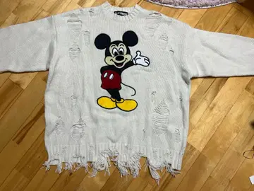 캔디 스트리퍼 미키 콜라보 니트