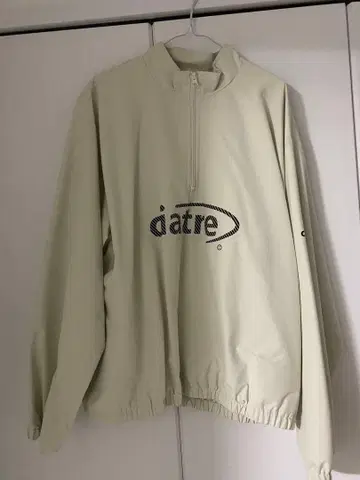 ciatre 하프 지퍼 나일론 자켓 크림색