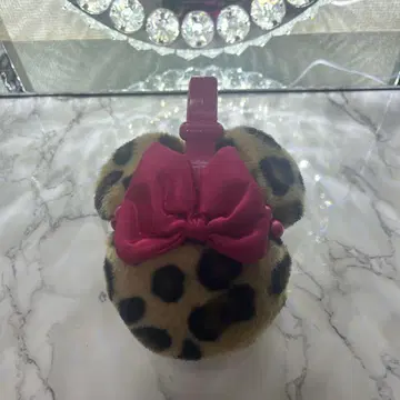 레오파드 무늬 귀도리