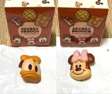디즈니 스토어 시크릿 베이커리 도날드 미니 브로치