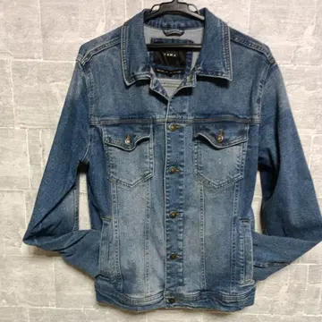 ZARA 데님 자켓 데님 블루