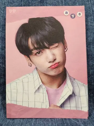 재고 2. BTS 정국 메모장 10장 130엔 한국 제작자님