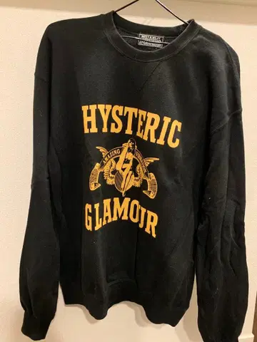 HYSTERIC GLAMOUR 블랙 맨투맨 L