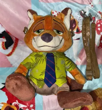 주토피아 닉 미니백 배지