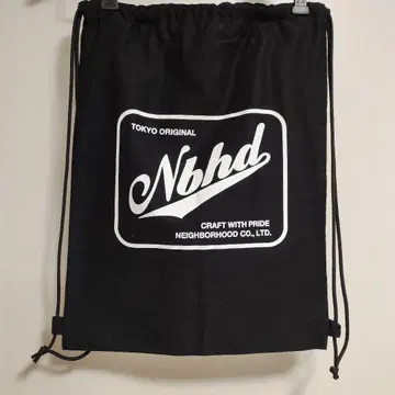 NEIGHBORHOOD 블랙 백 냅색