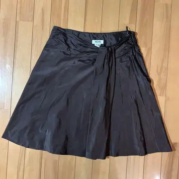 모스키노 플레어 스커트 42 다크 브라운
