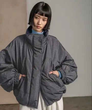 로리즈팜 체크 몬스터 숏코트