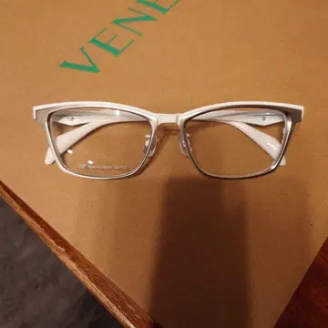 미사용 한정판 SAMURAI SHO SS-TR504 LTD 화이트 안경