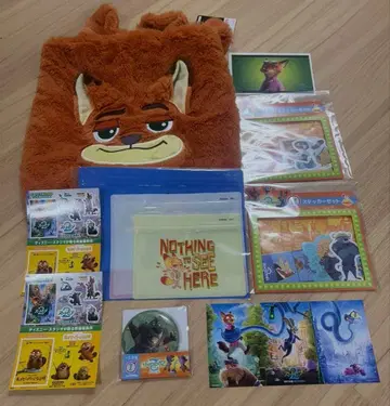 주토피아 닉 페이스 백 주토피아2 happy 복권 굿즈 세트 등