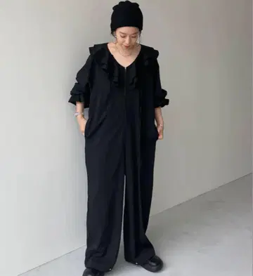 wee9s 멀티 웨이 프릴 올인원 블랙 F