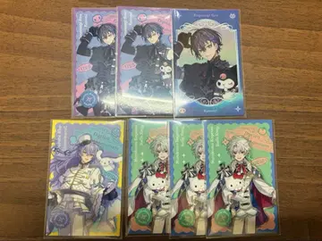 니지산지 산리오 dytica 트레이딩 카드 7장 세트