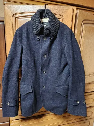 네이비 울 코트 사이즈 2