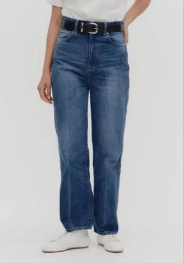 새상품 yori Audrey 테이퍼드 데님 40