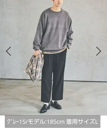 베이플로우 맨투맨 니트 풀오버 L 사이즈