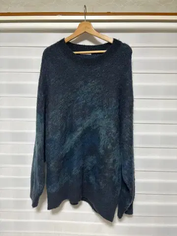 WYM MOHAIR BLEND JACQUARD SHAGGY KNIT L