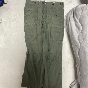 카고 팬츠 올리브 그린