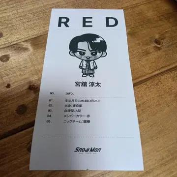 SnowMan 1stPOPUP 미야타테 료타