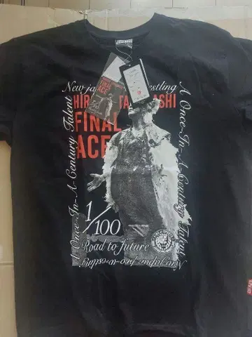 신일본 프로레슬링 타나하시 히로시 은퇴 기념 T셔츠