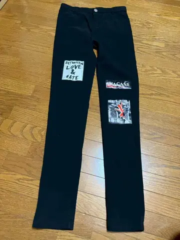 KINGLY MASK 스키니 팬츠 KMK 블랙 L 사이즈