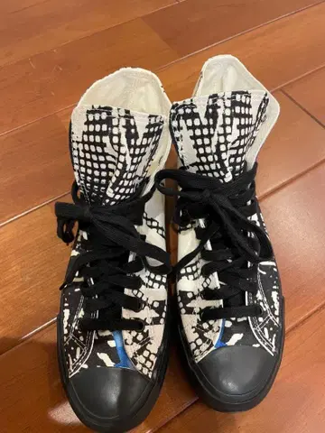 Y's 하이컷 스니커즈 캔버스 신발