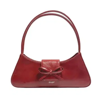TTMAB 백 빨간색 Bow Small Baguette Bag Red