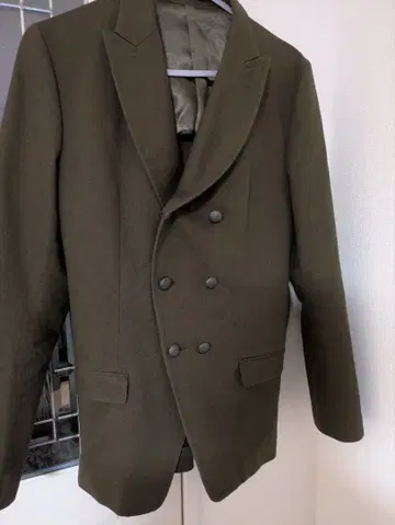 ato 테일러드 자켓 카키