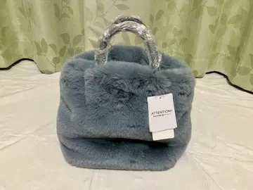 미사용 green label relaxing 인조 모피 백