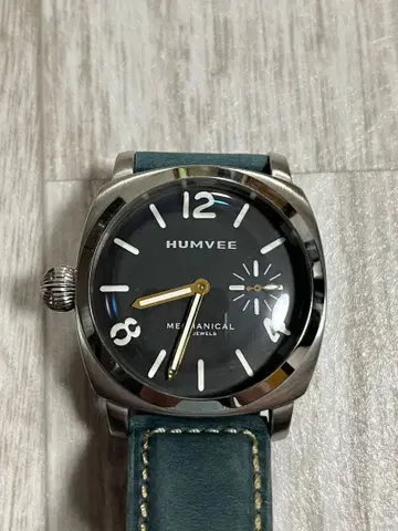 레어 HUMVEE 손목시계 수동 와인딩 밀리터리 레프티