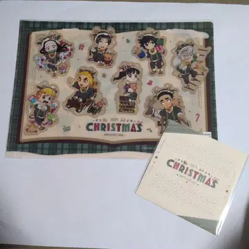 귀멸의 칼날 ufotable 크리스마스 클리어 파일 스티커 세트