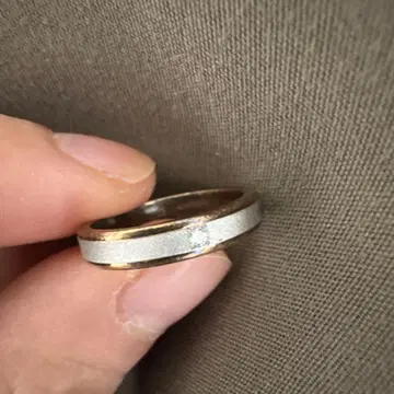 실버 골드콤비 반지