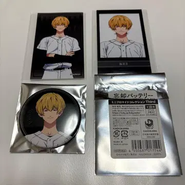 망각 배터리 캔뱃지 미니 브로마이드 요우 케이 토쇼