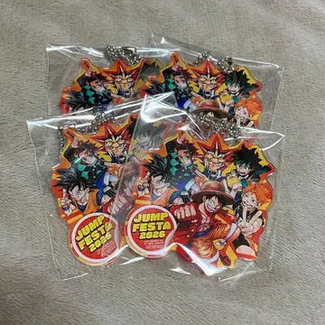 점프 페스타 2026 한정판 스탬프 랠리 아크릴 키링 6개