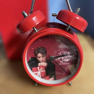 김재중 J-JUN 보이스 알람 시계 빨간색