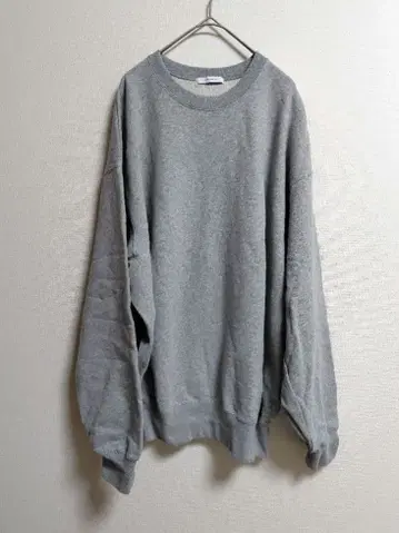 저널 스탠다드 턱 오버 사이즈 맨투맨 그레이