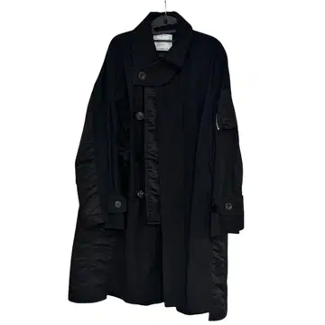 sacai Cotton Oxford Coat 밀리터리 코트 사이즈 2