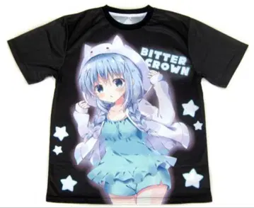 주문은 토끼입니까 치노 풀 그래픽 t셔츠