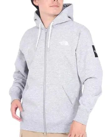 THE NORTH FACE 그레이 풀 집업 후드티