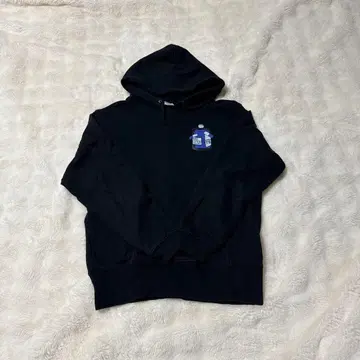 TTL 로고 블랙 후드티 S