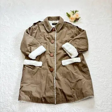 레리안 Leilian 빅 사이즈 13호 보아 안감 코트