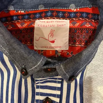 카와타니 셔츠 스트라이프 스타