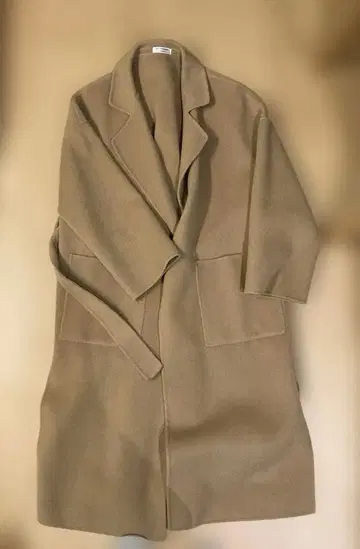 FASHIRU 울 리버 코트 베이지