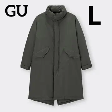 새상품 L GU 히트패디드 모즈 코트