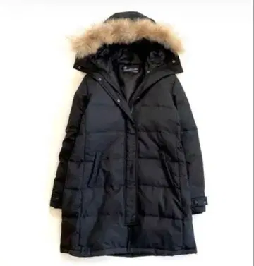 URBAN RESEARCH 새니라벨 블랙 다운 코트